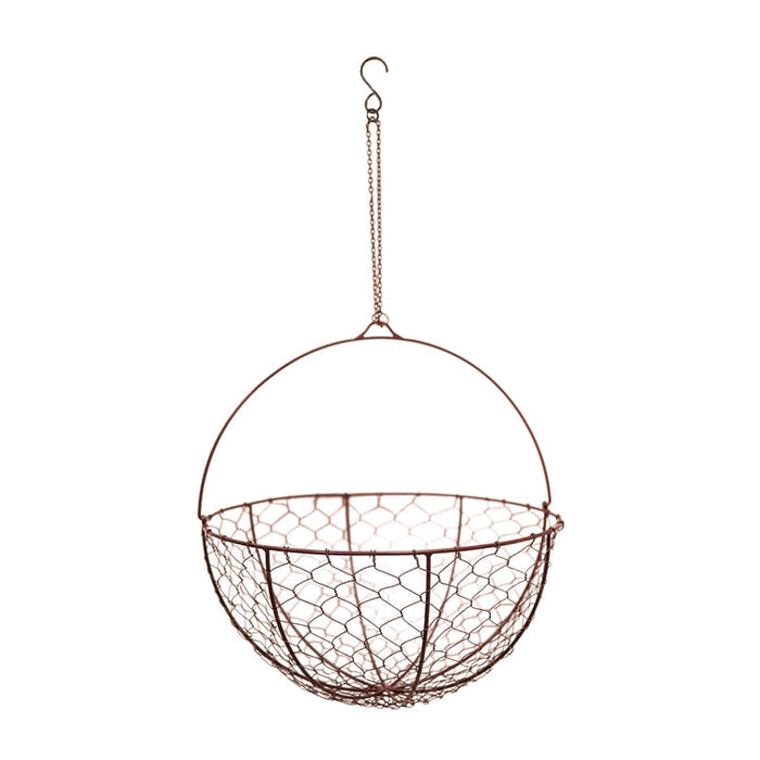 Buy Ivyline Outdoor Hanging Wired Netted Basket online UK