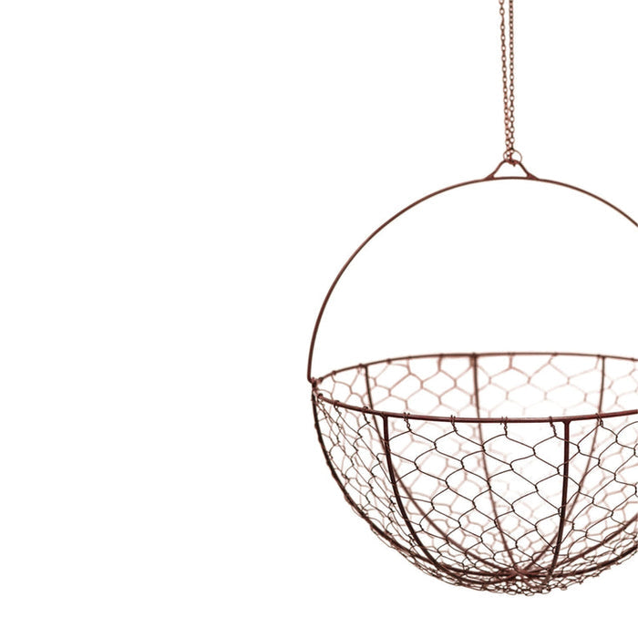 Buy Ivyline Outdoor Hanging Wired Netted Basket online UK