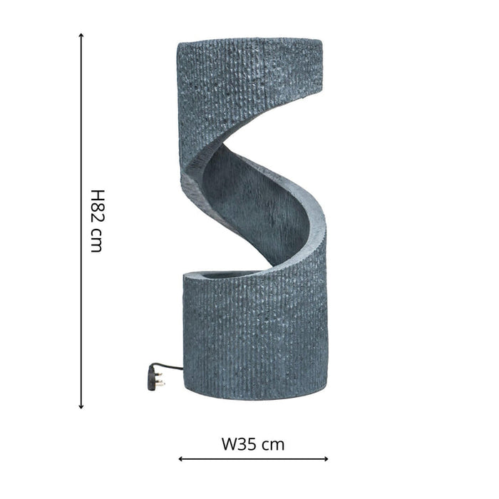 Buy Ivyline Outdoor Spiral Water Feature online UK