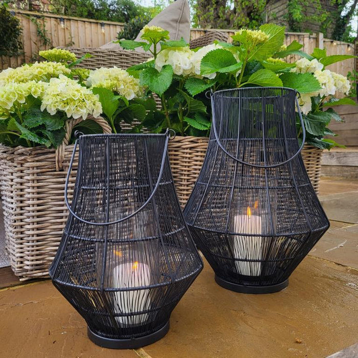 Buy Ivyline Portofino Curve Wirework Lantern online UK
