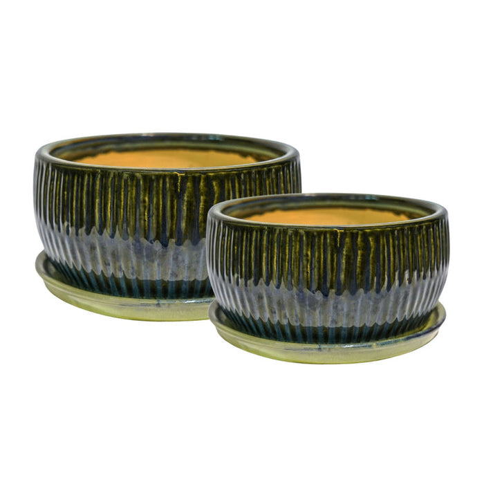 Buy Ivyline Round Bonsai Planter 2 Set online UK