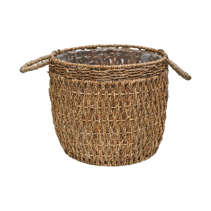 Buy Ivyline Seagrass Lines Basket Natural - 2 Set online UK