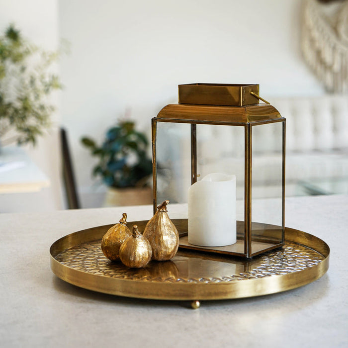 Buy Ivyline Solis Gold Embossed Tray online UK