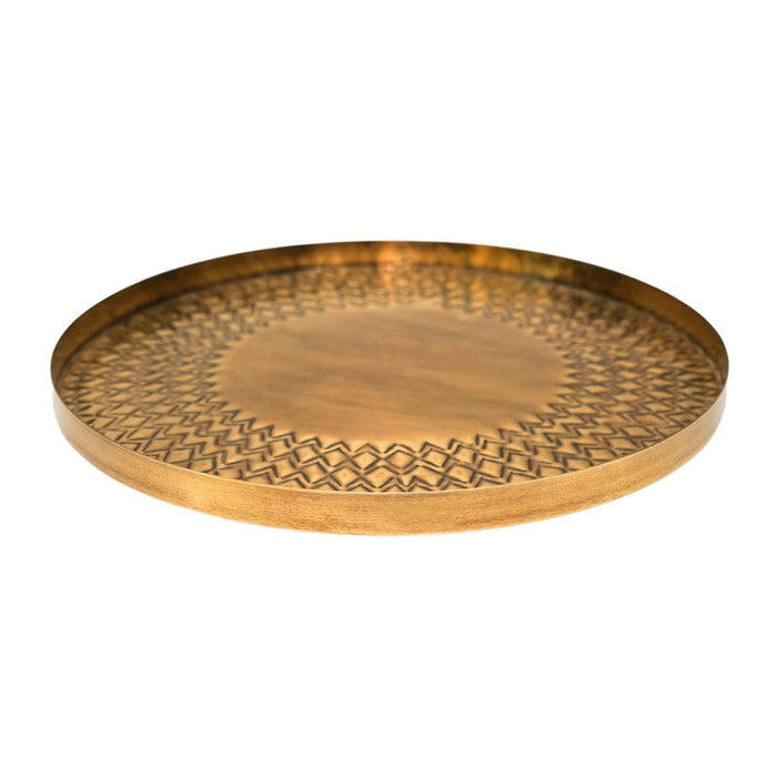 Buy Ivyline Solis Gold Embossed Tray online UK