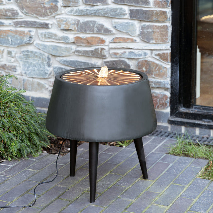 Buy Ivyline Solis Water Feature with Light Display on Stand online UK