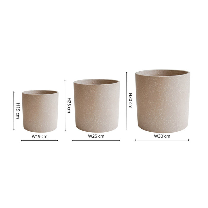 Buy Ivyline Valetta Terrazzo Planter - 3 Set online UK