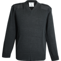 Jersey Knit 70% Acrylic/30% Wool V-Neck Sweater