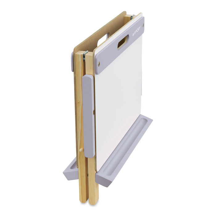 artPOP! Kids 3-in-1 Tabletop Easel - Misty Lilac, side