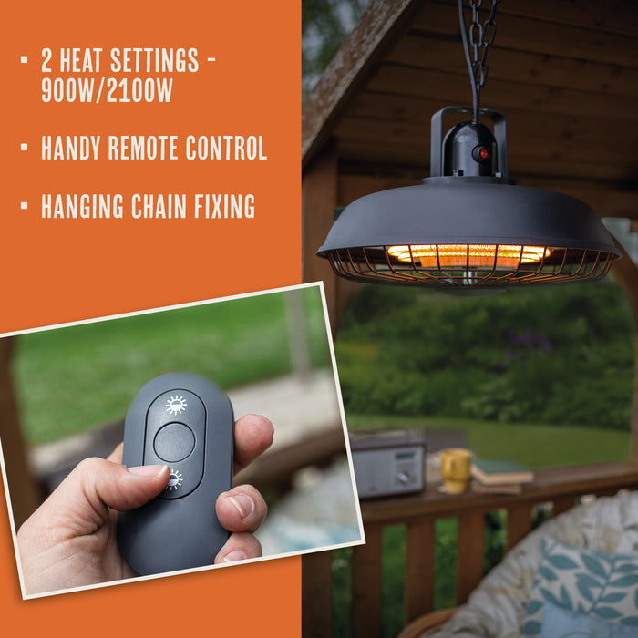 Buy La Hacienda Industrial Hanging Heater online UK