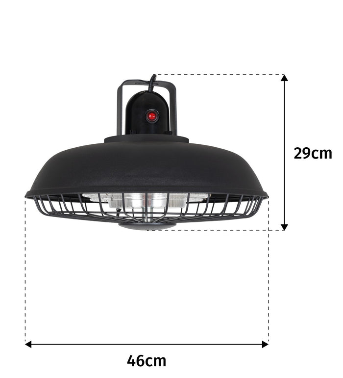 Buy La Hacienda Industrial Hanging Heater online UK