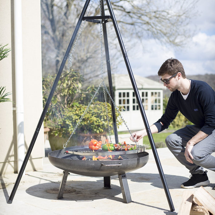 Buy La Hacienda Tripod With Hanging Grill online UK