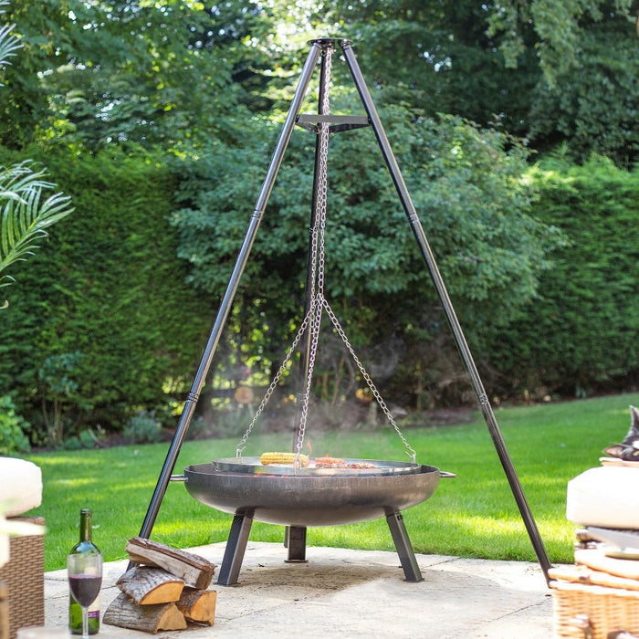 Buy La Hacienda Tripod With Hanging Grill online UK