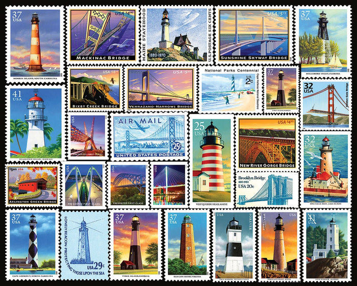 Lighthouses & Bridges (1892pz) - 1000 Piece Jigsaw Puzzles