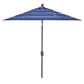 Local Special, Treasure Garden 9' Auto Tilt Umbrella with Anthracite Frame and Milano Cobalt Fabric Outdoor Umbrellas & Sunshade 12026527