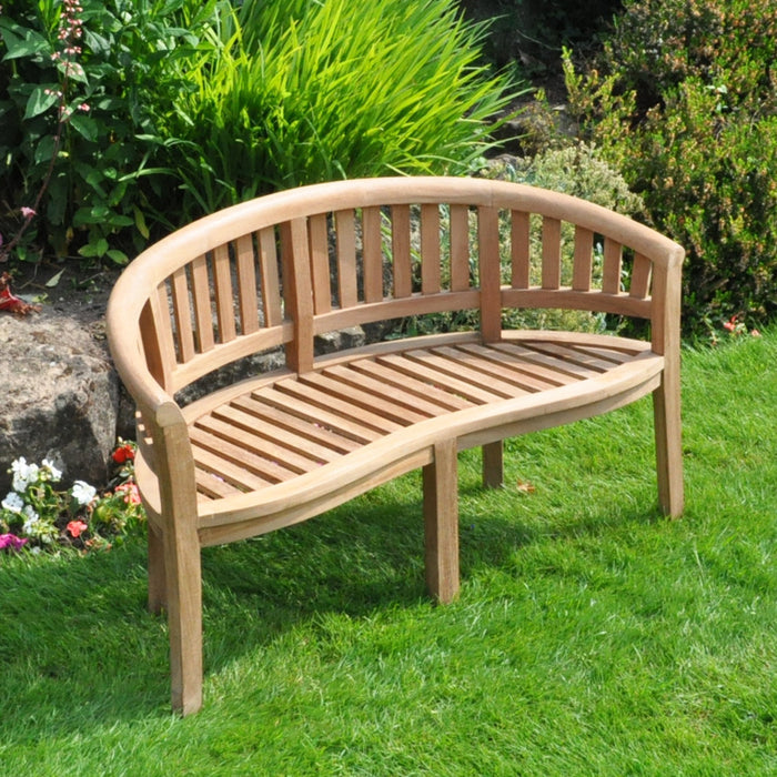 Buy Minster Children's Bowood Teak Curved Bench online UK