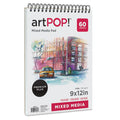 artPOP! Mixed Media Pad - 9" x 12", 60 sheets