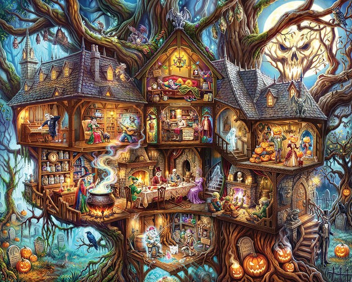 Monster Treehouse (2269pz) - 1000 Piece Jigsaw Puzzle