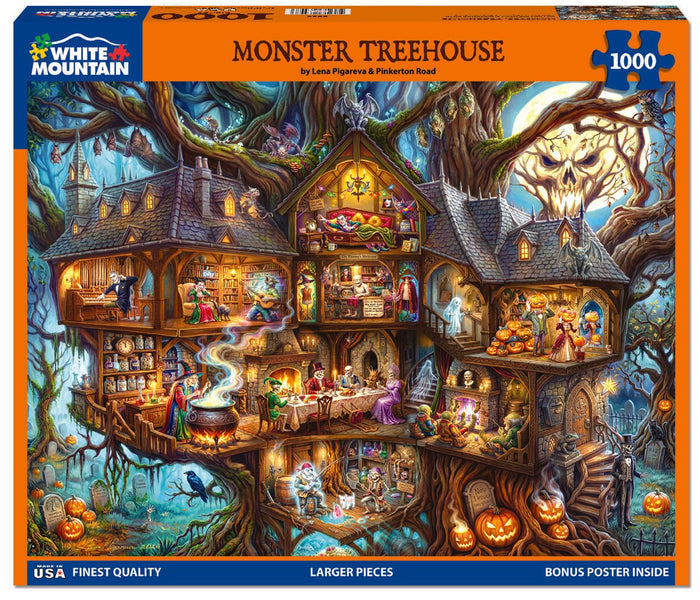 Monster Treehouse (2269pz) - 1000 Piece Jigsaw Puzzle