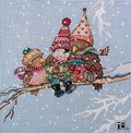 Needlepoint Canvas: Christmas Branches