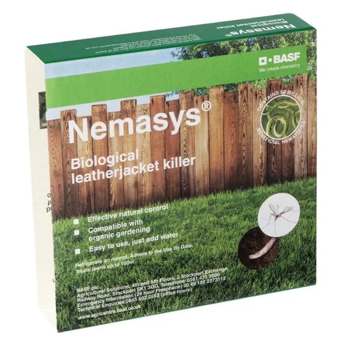 Nemasys nematodes - biological leatherjacket killer 100m pack