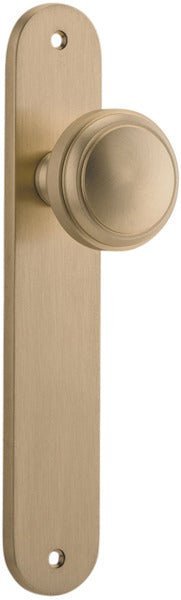 Brushed Brass / Knob Set Only