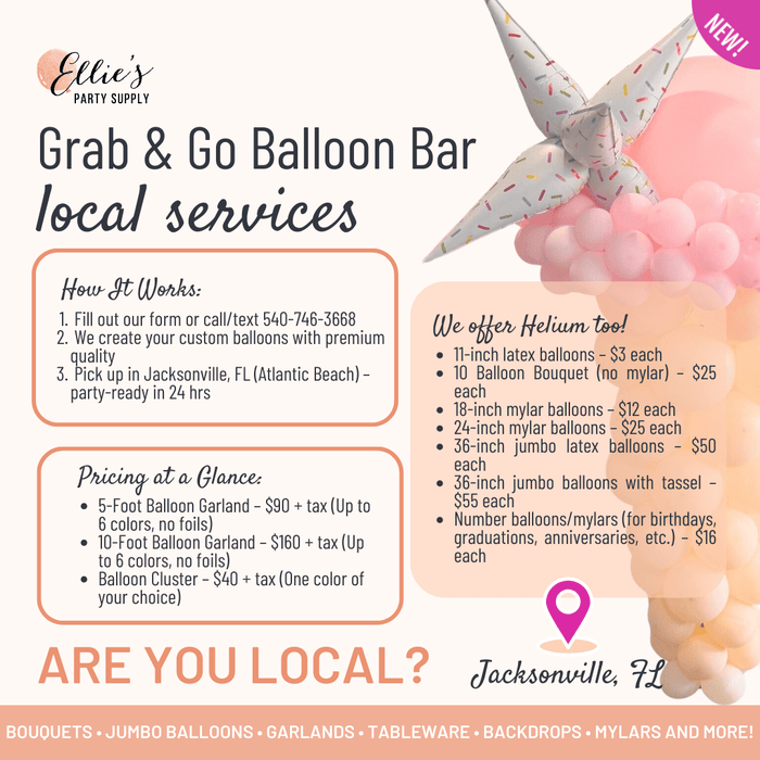 Pink and blush balloon cluster with a gray star topper balloon on top