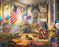 Patriotic Porch (2232pz) - 1000 Piece Jigsaw Puzzle