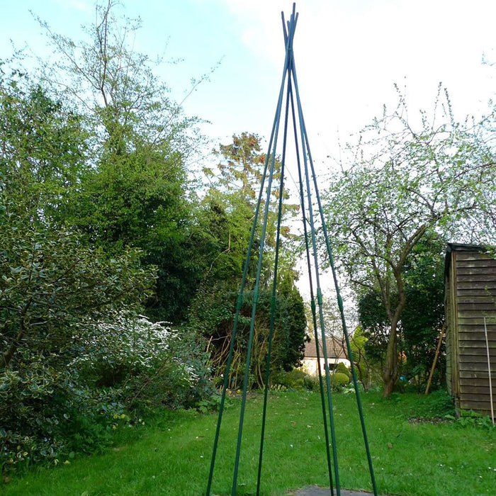 Buy Pea and Runner Bean Wigwam Teepee - Garden Support Frame Kit online UK