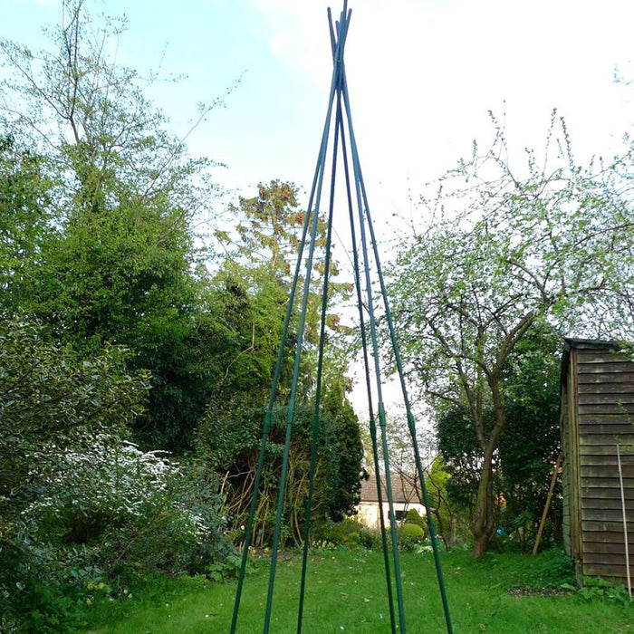 Buy Pea and Runner Bean Wigwam Teepee - Garden Support Frame Kit online UK