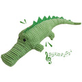 Plush Dog Toy - Cute Crocodile Shape and Durable Squeaky Dog Toys