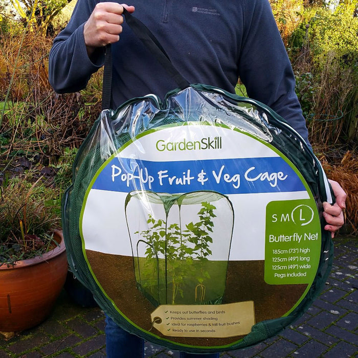 Buy Pop Up Raspberry Fruit Cage & Plant Cover online UK