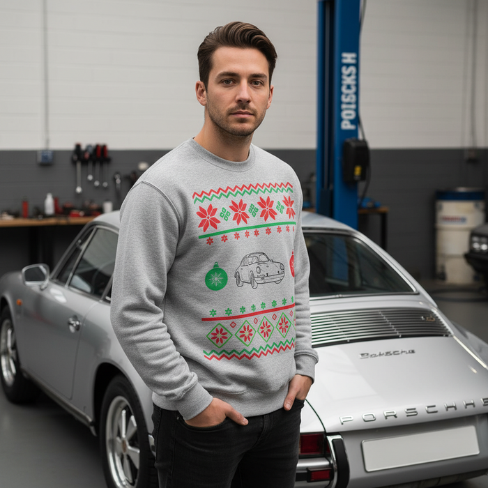 Porsche 911 Ugly Sweater - Holiday Fashion for Car Enthusiasts! - Bexco Automotive