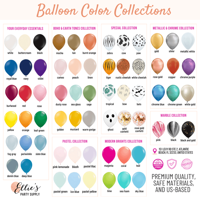 Premium Gold Confetti Latex Balloon Packs (11” and 36”)