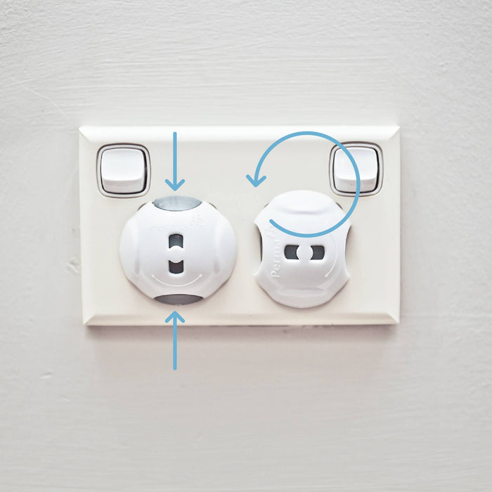 Premium Power Point | Outlet Covers - 12 Pack - Perma Child Safety