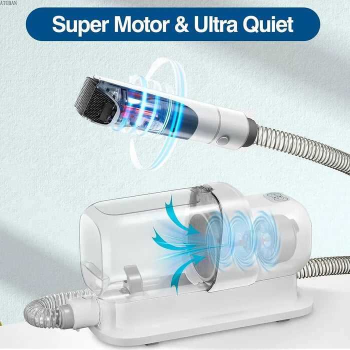 Pro-Groom 5-in-1 Pet Vacuum & Salon Grooming Kit