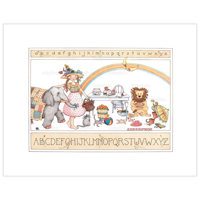 Rainbow Alphabet Fine Art Print