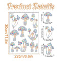 Rainbow Suncatcher Window Stickers – Holographic Prism Decals | 11 Designs | Mushrooms, Stars, Rabbits, Dragonflies & More | Home & Nursery Gift