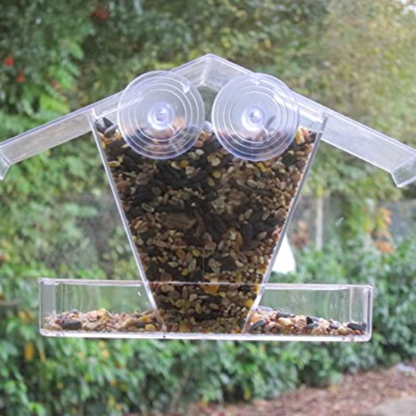 Buy Red Barn Window Chalet Bird Feeder online UK