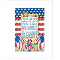 Red, White and Blue Liberty Fine Art Print