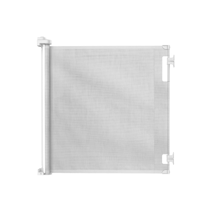 Retractable Baby Gate | 1.4m W x 0.84m H - Black - Perma Child Safety