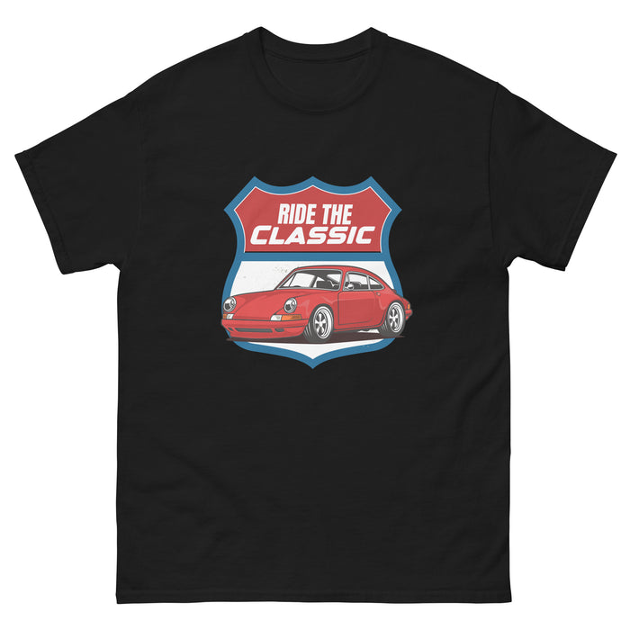 Ride the Classic Porsche 911 Men's T Shirt - Classic Porsche 911 Clothing & Accessory | Bexco Automotive