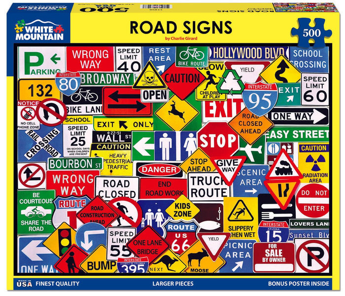 Road Signs (1149pz) - 500 Pieces