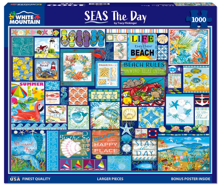 Seas the Day (1912pz) - 1000 Piece Jigsaw Puzzle