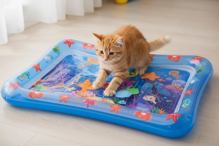 Sensory Water Play Mat for Cats