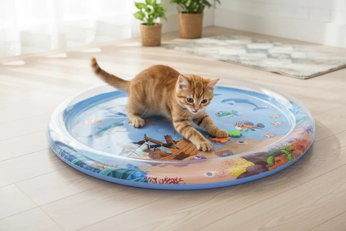 Sensory Water Play Mat for Cats