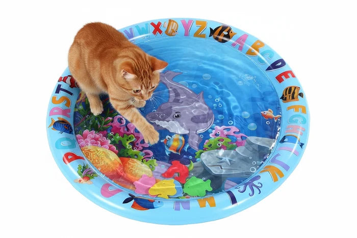 Sensory Water Play Mat for Cats
