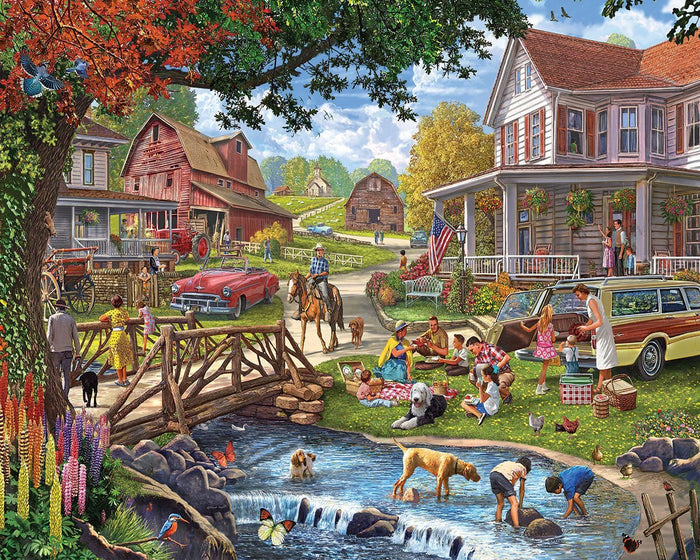 Set of 3: Artist Steve Crisp - Country Retreats Bundle 1000 piece