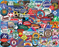 Ski Badges (1191pz) - 1000 Piece Jigsaw Puzzle