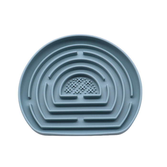Slow Food Anti-choke Silicone With Suction Cup Pet Food Basin