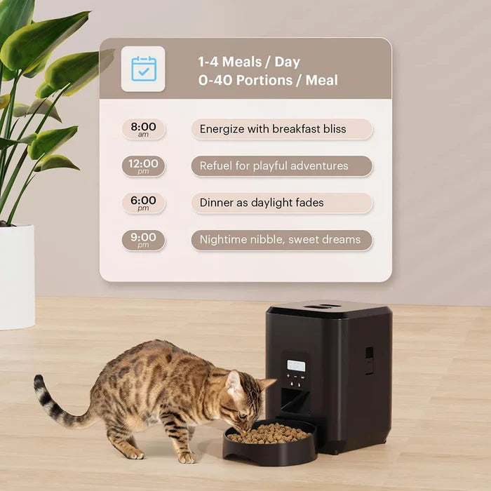 Smart-Schedule Automatic Feeder | 2L Precision Dispenser